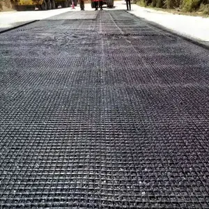 Geogrid Geomalla เสริมแรงยางมะตอย