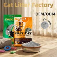 Litière Agglomérante en Bentonite OEM en Gros, 99% Sans Poussière, pour Plusieurs Chats, ISO 9001, FDS, 5kg, Lettiera Per Gatti