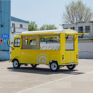 Nuevo Tipo de furgoneta de café de <span class=keywords><strong>venta</strong></span> callejera, carrito de catering, hamburguesas, patatas fritas, helado, autobús, camión de comida móvil - Product Image 1