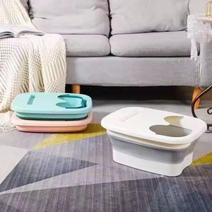 핫 세일 접는 발 흡수 버킷 플라스틱 발 목욕 발 흡수 분지 마사지 손잡이와 가정 성인 족욕 - Product Image 3