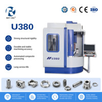 Centro de Mecanizado Vertical CNC Compacto de 5 Ejes U380, 24 Herramientas ATC BT40, Máquina Multifuncional de Alta Precisión con Control GSK FANUC