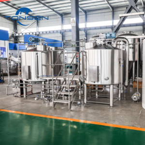 Equipo de Elaboración de Cerveza TONSEN de Alta Calidad de 1000L con Recipiente a Presión, Bomba PLC, Fácil de Operar - Product Image 1