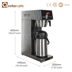 Cafetera de Goteo con Relleno Automático de Agua, Pantalla Fácil de Leer, Filtro para Café, Cafetera Comercial - Product Image 3