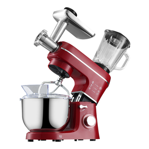 Mélangeur professionnel en acier inoxydable 7l+1.5l avec système d'engrenages entièrement métallique pour pâte à gâteau NS01008 - Product Image 3