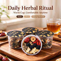 Thé aux fleurs de ginseng naturel, Huangjing et Eucommia pour hommes, en mini-boîte portable, thé pour la santé et la vitalité quotidienne masculine