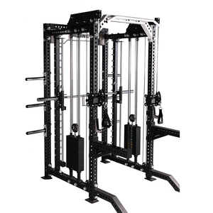 Rack de musculation multifonctionnel de haute qualité avec Smith Machine et <span class=keywords><strong>Crossover</strong></span> à câbles, pour usage commercial - Product Image 2