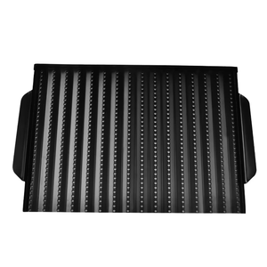 <strong>Grill</strong> <strong>Pan</strong> Square Carbon Steel Non-stick Eco-Friendly Universal Stove Grilling Tray Outdoor Camping BBQ Barbecue Roasting - Product Image 4