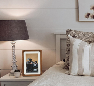 Tùy Chỉnh Bán Buôn Gỗ Màu Đen Khung Ảnh Với Ánh Sáng LED Sơn Bề Mặt Hiện Đại H Gia Đình Máy Tính Để Bàn Tự Làm Hình Ảnh Khung - Product Image 3