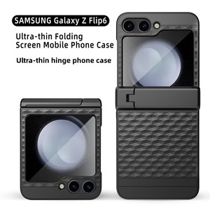สินค้าขายดีข้ามพรมแดน: เคส Samsung Z Flip 6 แบบสปริงโหลดป้องกันเต็มรูปแบบ พร้อมขาตั้งแบบพับได้สำหรับโทรศัพท์แบบพับได้ - Product Image 4