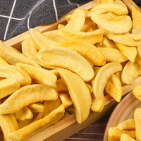 Snacks sains de fruits et légumes, tranches de pêche jaune croustillantes VF, pêches jaunes frites sous vide, prix d'usine