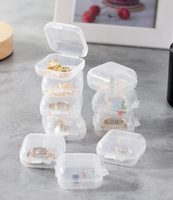 Étuis carrés en plastique pour bouchons d'oreilles en mousse PP recyclable, épaisseur 18 mm, emballage jetable écologique, soins personnels, personnalisable