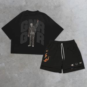 Produttore di T-shirt con Logo Personalizzato, Fornitore di <span class=keywords><strong>Abbigliamento</strong></span>, Magliette in Cotone Pesante per Uomo, T-Shirt con Logo Stampato Personalizzato per Vendita all'Ingrosso - Product Image 2