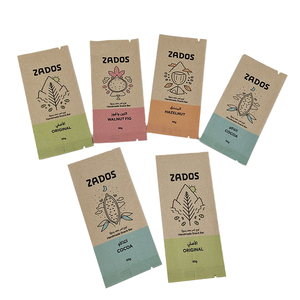 Phân hủy sinh học chữa lành con dấu Túi <span class=keywords><strong>Popsicle</strong></span> kem sô cô la năng lượng thanh bao bì <span class=keywords><strong>wrapper</strong></span> Tem Vàng ăn được kraft giấy phẳng Pouch - Product Image 1