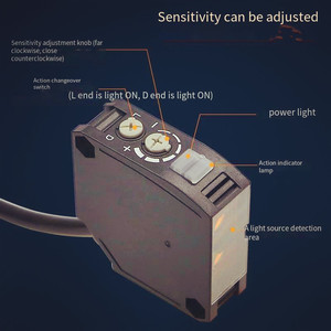 E3JK-DR12 for <b>Diffuse</b> Reflection Photoelectric Switch Sensor EK51 Five-wire Relay TRR13 Infrared <b>Sensing</b>. - Product Image 2