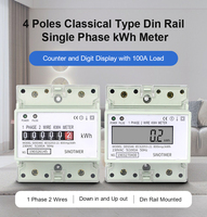 SINOTIMER DDS546C Precio de fábrica Venta 5(100)A 230VAC 50/60Hz Contador de energía monofásico Medidor Vatímetro eléctrico analógico