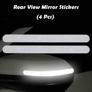 Custom Protection Stickers Dark Safety Reflective Sticker Collision Protection Strips Car Accessories <strong>Rear</strong> <strong>View</strong> <strong>Mirror</strong> Stickers - Product Image 2