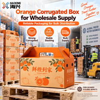 Boîte à fruits en carton ondulé gaufré écologique personnalisée, emballage imprimé avec logo pour l'expédition de fruits frais