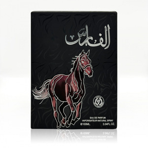 Hoogwaardige 100ML luxe zwarte paardenkop cadeauverpakking voor mannen, houtachtige geur, langdurige geur, parfum uit Zhejiang, China - Product Image 3