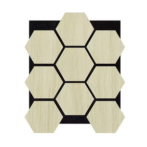 Panneaux acoustiques hexagonaux, panneaux insonorisants, panneaux muraux de réduction du bruit, panneaux décoratifs absorbants le son pour <span class=keywords><strong>studio</strong></span> - Product Image 2