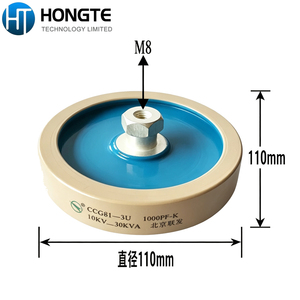 ตัวเก็บประจุเซรามิกความถี่สูงแรงดันสูง HT Hot Seller CCG81-1U2U3U4U5U 300PF500PF1000PF1500P2000PF 10/12/15/18~200KVA - Product Image 2