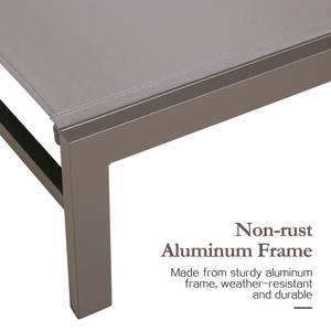 Muebles de exterior, muebles de piscina de hotel usados, sillas de piscina ajustables, silla de playa apilable - Product Image 5