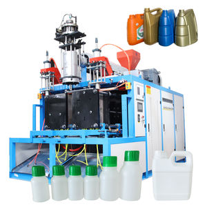 Botella lubricante HDPE de 2L y 5L, fabricación pequeña de plástico, extrusión de moldeo por soplado, máquina de moldeo por soplado Jerry can - Product Image 1