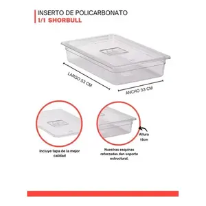 Clear <b>Plastic</b> <b>Food</b> Storage <b>Container</b> <b>with</b> Flip Top <b>Lid</b>, 1/1 Size 15 cm, Polycarbonate Material, Dishwasher Safe, Freshness Prese - Product Image 5