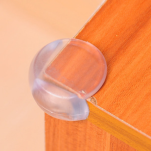 Protections d'angle de table pour la sécurité des enfants, protections d'angle sphériques transparentes anti-collision (rondes), vente en gros pour bébés - Product Image 4