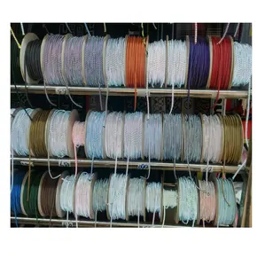 Cuerda Elástica reflectante para bolsos y cordones, cuerda elástica de 3mm y 1/8 pulgadas de diámetro, en varios colores, gran oferta