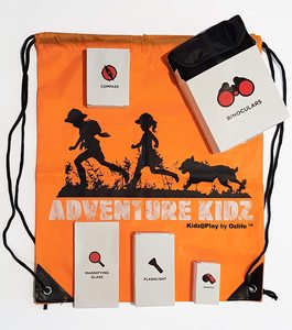 Adventure <span class=keywords><strong>Kidz</strong></span> - Kit di Esplorazione all'Aperto, Binocolo Giocattolo per Bambini, Torcia, Bussola, Fischietto, Lente d'Ingrandimento, Zaino - Product Image 5