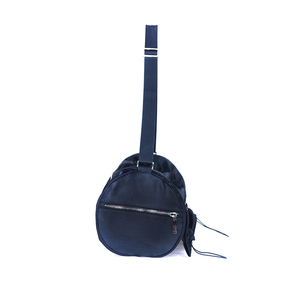 Best Korean Quality Fashion Lightweight Navy Nylon Zipper 10-Pocket Utility <b>Shoulder</b> Bag Adjustable <b>Strap</b> for Crossbody Use - Product Image 3