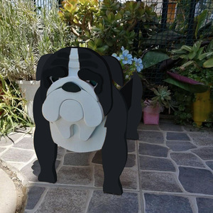 Maceta de <span class=keywords><strong>Bulldog</strong></span> para Exteriores, Macetas de Jardín de PVC para Plantas, Maceta para Suculentas y Cactus - Product Image 6