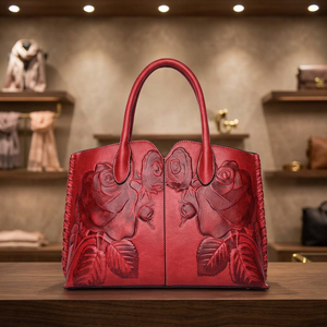 Sac bandoulière pour femme en cuir véritable fait main de haute qualité, avec fermeture éclair, durable, imperméable, écologique et grande capacité - Product Image 6