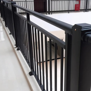 سياج من الصلب المجلفن المتين للمساحات الخارجية ، سور من الحديد المطاوع من الزنك الصلب للفيلات - Product Image 6