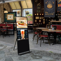 Écran publicitaire intérieur OEM de 32 pouces, écran tactile portable, moniteur Android, affichage numérique pour centre commercial