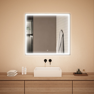 Miroir de salle de bain lumineux LED personnalisé étanche avec désembueur Miroirs de maquillage intelligents interactifs multifonctionnels pour salle de bain - Product Image 3