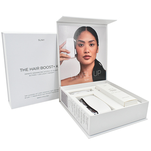 High Quality Luxury Rigid Magnetic Gift <b>Box</b> for Skin Care Serum Perfume Essential Oils Embossing Custom Sponge <b>Liner</b> Recycled - Product Image 1