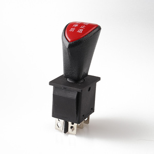 Chất lượng cao 3-vị trí 6 cửa hàng đẩy nút Thiết bị chuyển mạch thiết bị điện xe Rocker Thiết bị chuyển mạch Trung Quốc về phía trước dừng lại trở lại chức năng - Product Image 2