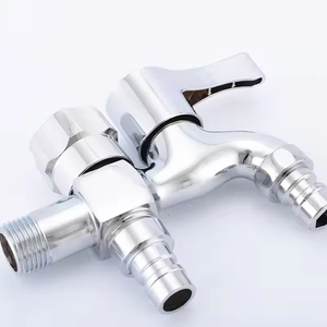 <span class=keywords><strong>Robinet</strong></span> de lavabo <span class=keywords><strong>mural</strong></span> <span class=keywords><strong>double</strong></span> <span class=keywords><strong>sortie</strong></span> d'eau de haute qualité, design élégant, chrome, robinets de cuisine à deux poignées, <span class=keywords><strong>robinet</strong></span> en soie dorée pour salle de bain - Product Image 2