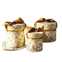 Groothandel Luxe Custom Eco Vriendelijke Cilinder Geschenkdoos Gerecycled Karton Bruiloft Verjaardag Valentijnsdag Verpakking
