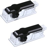 Lumière de porte de voiture HD LED Logo projecteur Ombre fantôme Lumières de bienvenue pour BMW