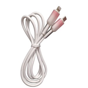 Ice Crystal Fast Charging Data Cable Type C To Type C 1M Nylon <b>Braided</b> For Huawei Vivo Oppo Apple Phones - Product Image 5