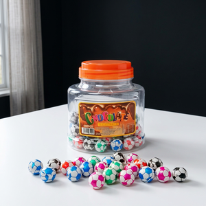 Chocolate Dulce con Forma <span class=keywords><strong>de</strong></span> Balón <span class=keywords><strong>de</strong></span> Fútbol, Colorido, Popular, Venta Caliente, Directo <span class=keywords><strong>de</strong></span> Fábrica, al por Mayor - Product Image 1