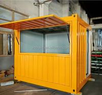 Conteneur pliable de 10 pieds et 20 pieds, conteneur d'expédition, design de bar, café/boutique/stand, restaurant en conteneur à vendre