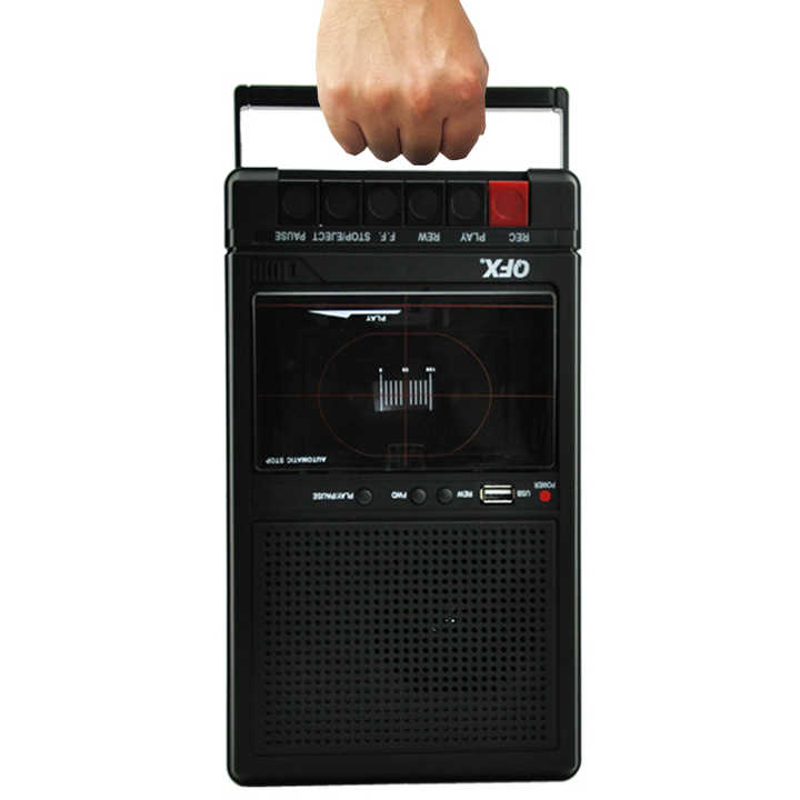 FX39昭和レトロ✨SONY ポータブルカセットレコーダー イヤフォン レトロ39ブラックポータブルハンドヘルドシューズボックスヘッドフォン