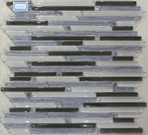 Mosaïque en verre doré effet d'art Leapord Home Decor Mosaic Glass Pieces Turkish Colors Ocean Waves Glass Mosaic Tiles for Pots - Product Image 6