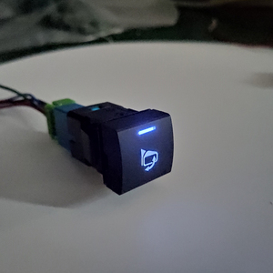 Interrupteur de feux antibrouillard à bouton poussoir LED pour tableau de bord, accessoires momentanés pour <span class=keywords><strong>Toyota</strong></span> Camry 2018, Avalon Rav4 <span class=keywords><strong>Corolla</strong></span> 2019 <span class=keywords><strong>2020</strong></span> - Product Image 4