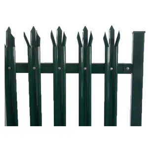 热卖铝或钢熟铁围栏铁工艺铝或钢围栏w或d型钢围栏
