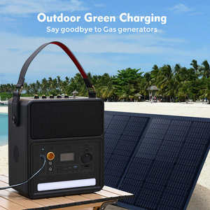 Fuente de Energía Portátil de 800W, Altavoz para Karaoke, Micrófono, Batería, Generador Solar para Camping, Estación de Energía Portátil - Product Image 4