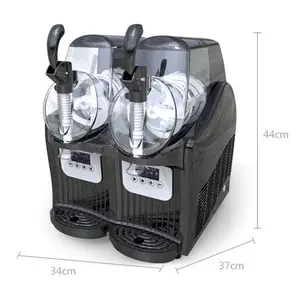 2.5L*2 Slush Machine Commercial Snow Melting Machine Electric Smoothies Granita Machine Ice Slusher